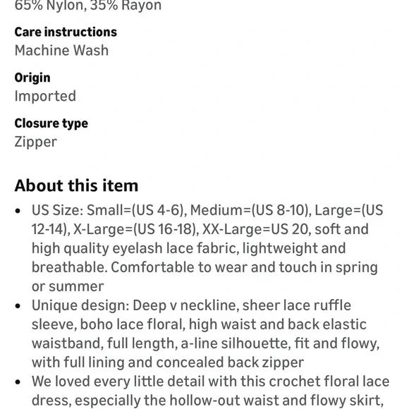 NWT Chic Navy Lace Maxi Dress - Picture 6 of 14